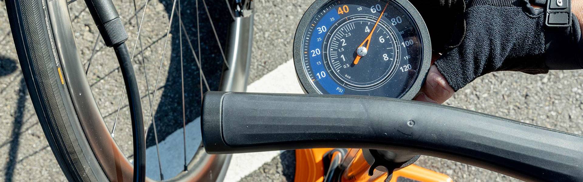 bombines de pie para bicicleta