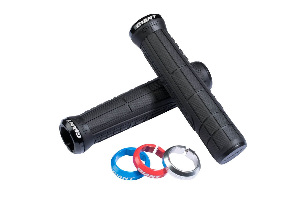 SWAGE SINGLE LOCK-ON  GRIP BLACK/SILVER