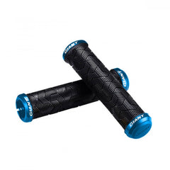 GIANT TACTAL SINGLE LOCK-ON GRIP BLACK/BLUE