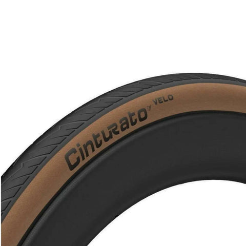Neumático Pirelli Cinturato 700x28 Velo Tlr Classic Armour Tech Classic Tanwall