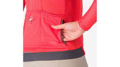 Jersey Castelli Espresso W L/S JSY Hibiscus