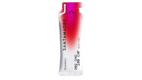 Gel Energético Santa Madre 30CHO Con Cafeína Strawberry