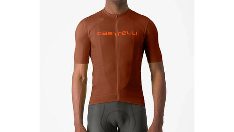 Jersey Castelli Prologo Lite Deep Mocha