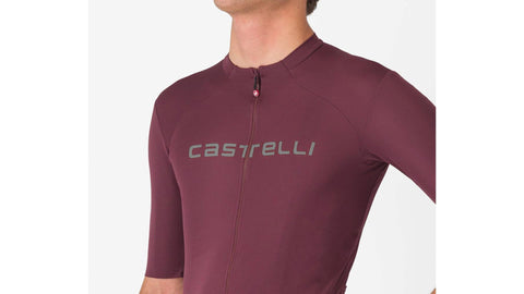 Jersey Castelli Prologo Lite Deep Burdeo