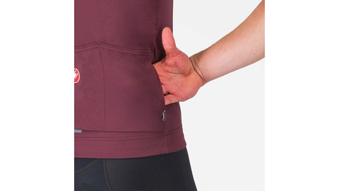 Jersey Castelli Prologo Lite Deep Burdeo
