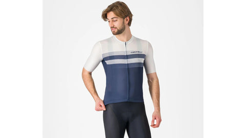 Jersey Castelli Simbolo Belgian Azul/Blanco