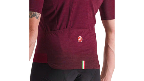 Jersey Castelli Essenza Vinotinto