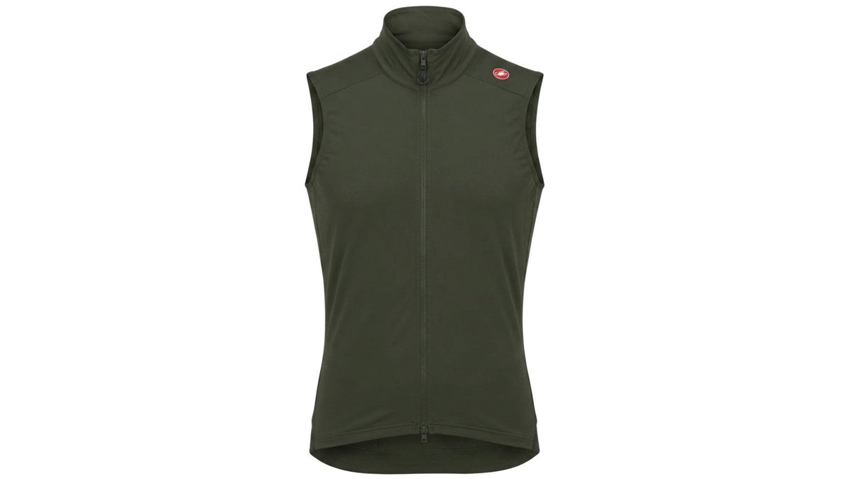 Chaleco Cortaviento Castelli Espresso Vest Verde Intenso