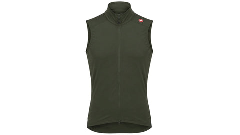 Chaleco Cortaviento Castelli Espresso Vest Verde Intenso