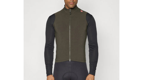 Chaleco Cortaviento Castelli Espresso Vest Verde Intenso