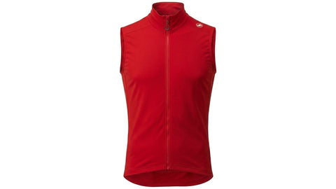 Chaleco Cortaviento Castelli Espresso Vest Rich Rojo