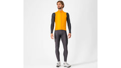 Chaleco Cortaviento Castelli Espresso Vest Vivid Naranja