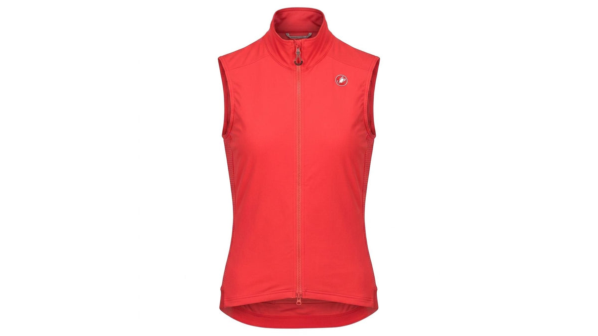 Chaleco Cortaviento Castelli Espresso W Vest Hibiscus