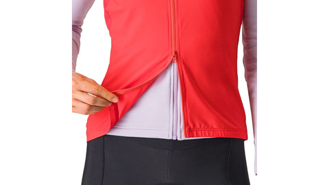 Chaleco Cortaviento Castelli Espresso W Vest Hibiscus