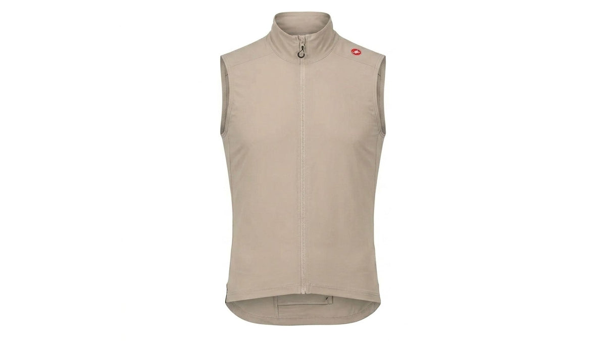 Chaleco Cortaviento Castelli Espresso Vest Clay/Dark Grey