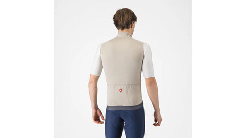 Chaleco Cortaviento Castelli Espresso Vest Clay/Dark Grey