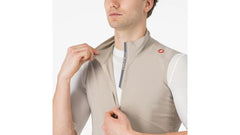 Chaleco Cortaviento Castelli Espresso Vest Clay/Dark Grey