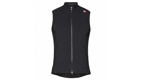Chaleco Cortaviento Castelli Espresso Vest Light Negro
