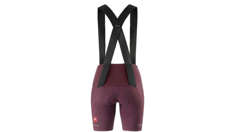 Bibshort Castelli Espresso W DT Bibs Deep Morado