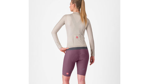 Bibshort Castelli Espresso W DT Bibs Deep Morado