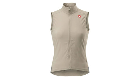 Chaleco Cortaviento Castrlli Espresso W Vest Clay/Dark Grey
