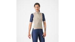 Chaleco Cortaviento Castrlli Espresso W Vest Clay/Dark Grey