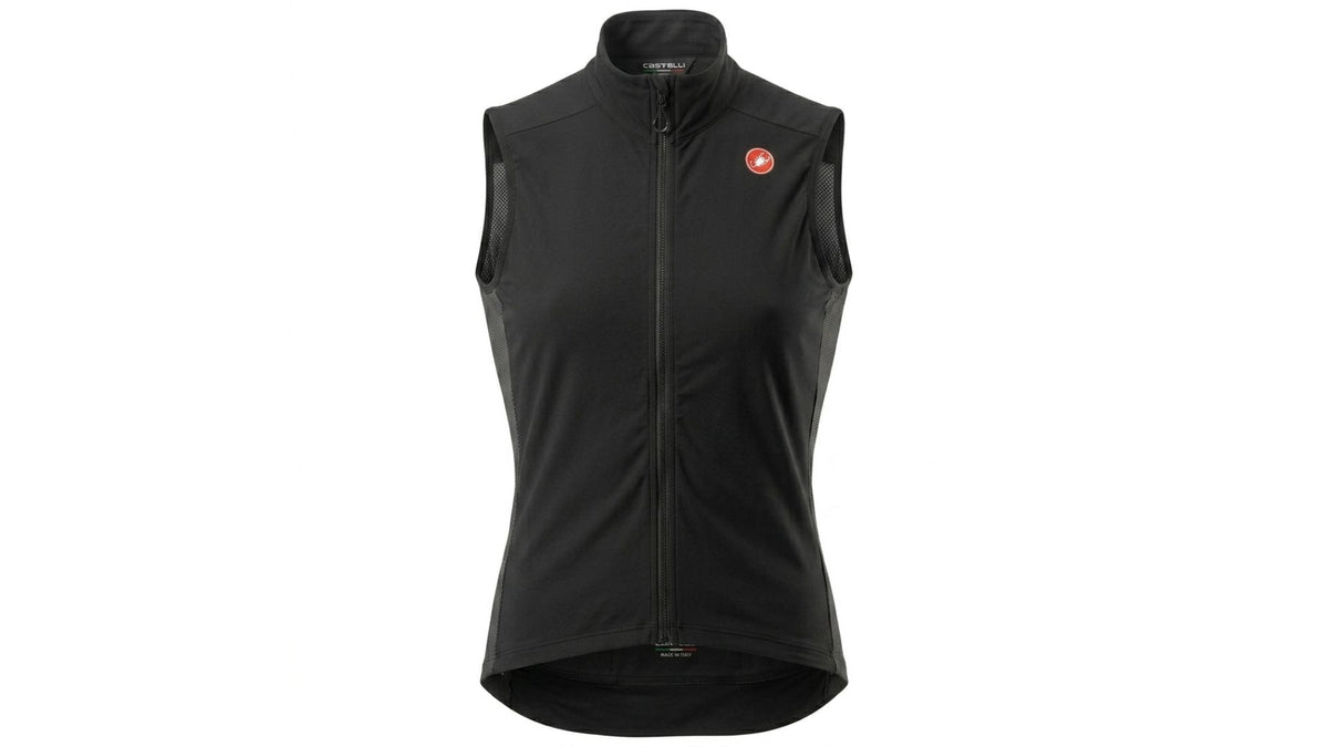 Chaleco Cortaviento Castelli Espresso W Vest Light Negro