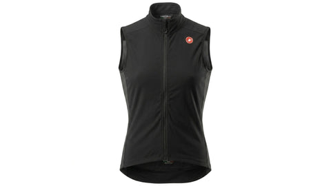 Chaleco Cortaviento Castelli Espresso W Vest Light Negro