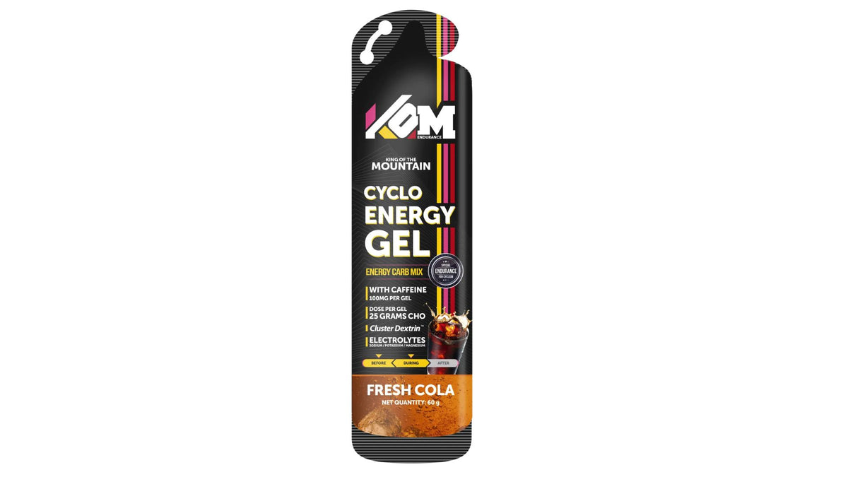 Gel Energético KOM CYCLO Fresh Cola 25CHO Con Cafeína