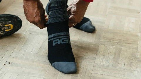 Calcetin AGU Merino Invierno Negro