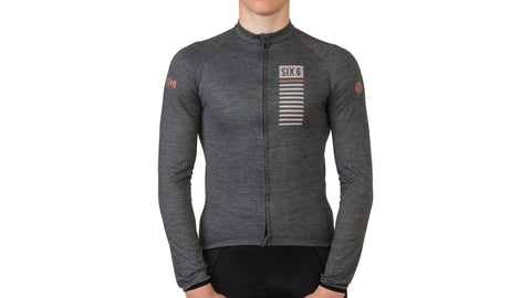 Jersey  AGU Manga Larga Six6 Grey