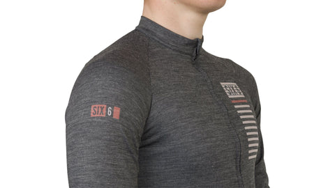 Jersey  AGU Manga Larga Six6 Grey