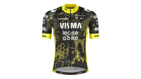Tricota Réplica Oficial Maillot Team Visma Lease a Bike TDF Kids