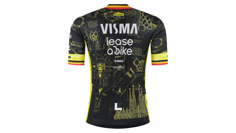 Tricota Team Visma Replica Maillot Ex-Campeón de Bélgica Lease a Bike