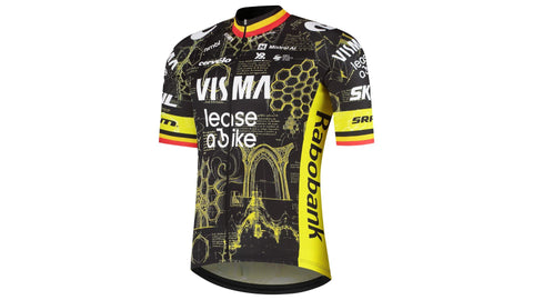 Tricota Team Visma Replica Maillot Ex-Campeón de Bélgica Lease a Bike