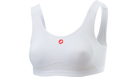 Sujetador Castelli Rosso Corsa Blanco