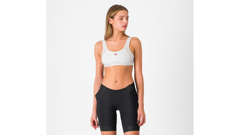 Sujetador Castelli Rosso Corsa Blanco