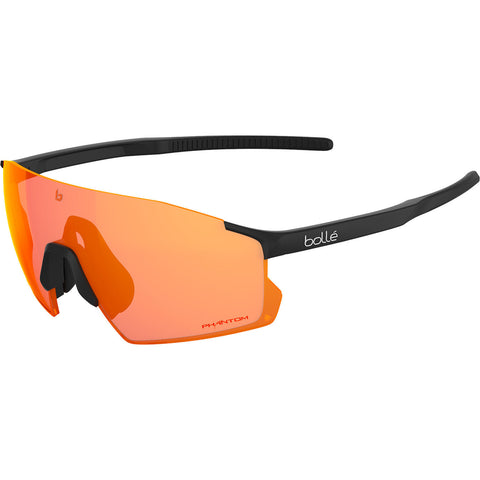 LENTES DE CICLISMO BOLLÉ ICARUS Black Matte - Phantom Brown Red Photochromic