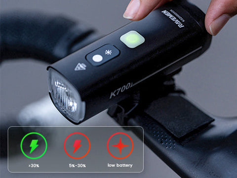 Luz delantera Ravemen K700