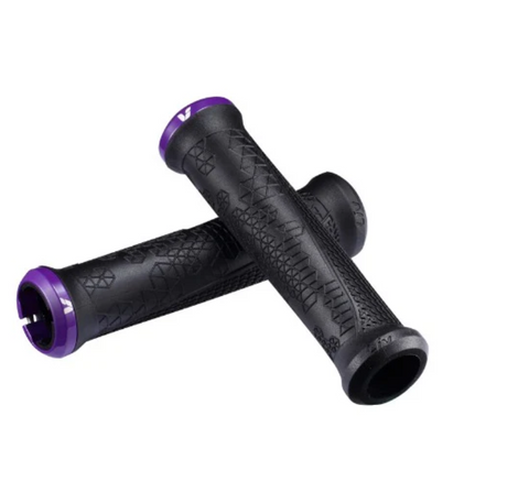 PUÑOS LIV LIV SUPERA SINGLE LOCK-ON GRIP BLACK/PURPLE